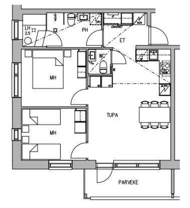 Levin Kunkku C 7 Apartment ภายนอก รูปภาพ